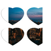 Магнитные фотопазлы Сердце 50 на 50 набор 4 штуки 