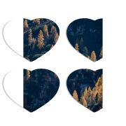 Магнитные фотопазлы Сердце 50 на 50 набор 4 штуки 