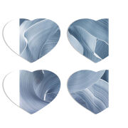 Магнитные фотопазлы Сердце 50 на 50 набор 4 штуки 