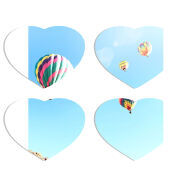 Магнитные фотопазлы Сердце 50 на 50 набор 4 штуки 