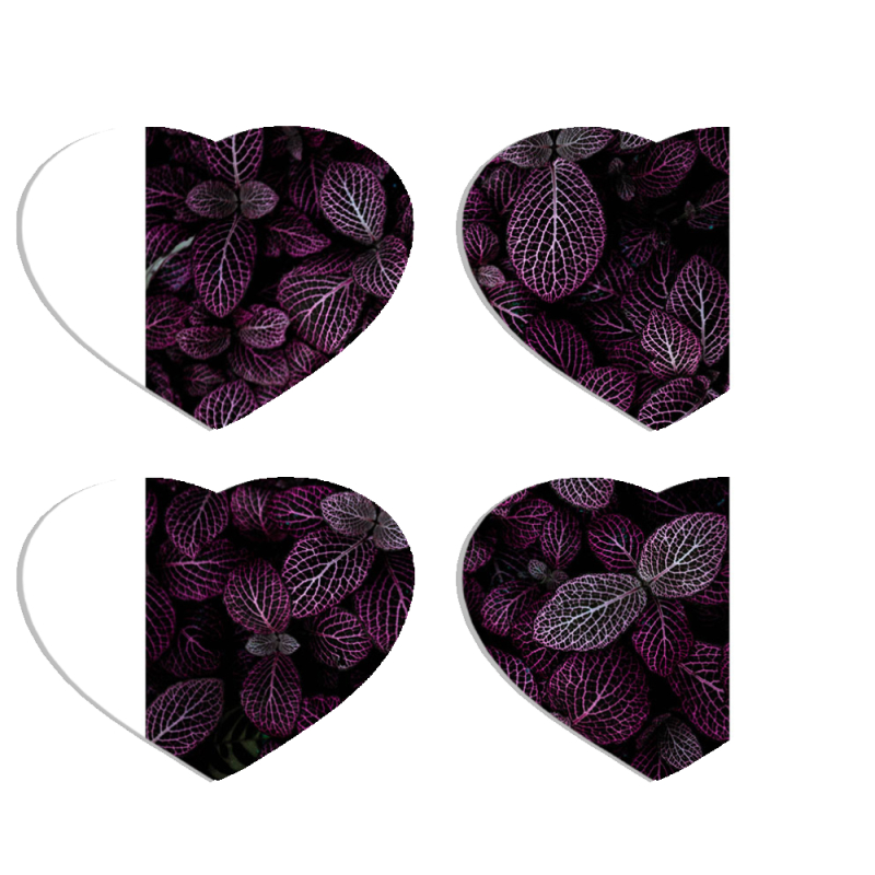 Магнитные фотопазлы Сердце 50 на 50 набор 4 штуки 