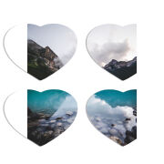 Магнитные фотопазлы Сердце 50 на 50 набор 4 штуки 