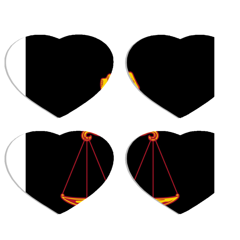 Магнитные фотопазлы Сердце 50 на 50 набор 4 штуки 