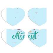 Магнитные фотопазлы Сердце 50 на 50 набор 4 штуки 