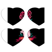 Магнитные фотопазлы Сердце 50 на 50 набор 4 штуки 