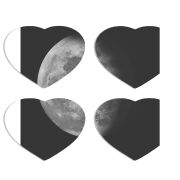 Магнитные фотопазлы Сердце 50 на 50 набор 4 штуки 