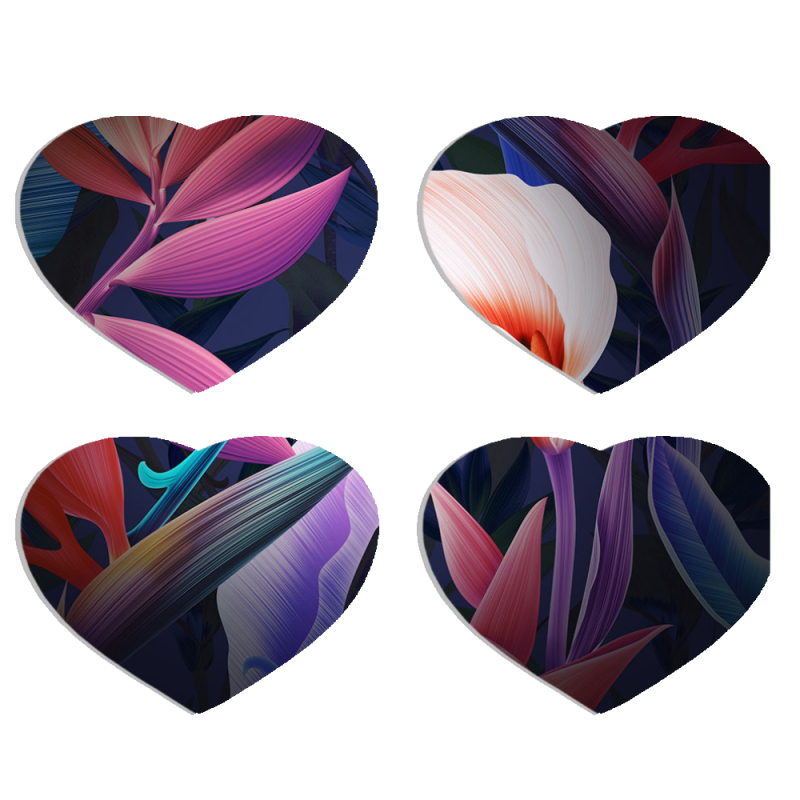 Магнитные фотопазлы Сердце 50 на 50 набор 4 штуки 