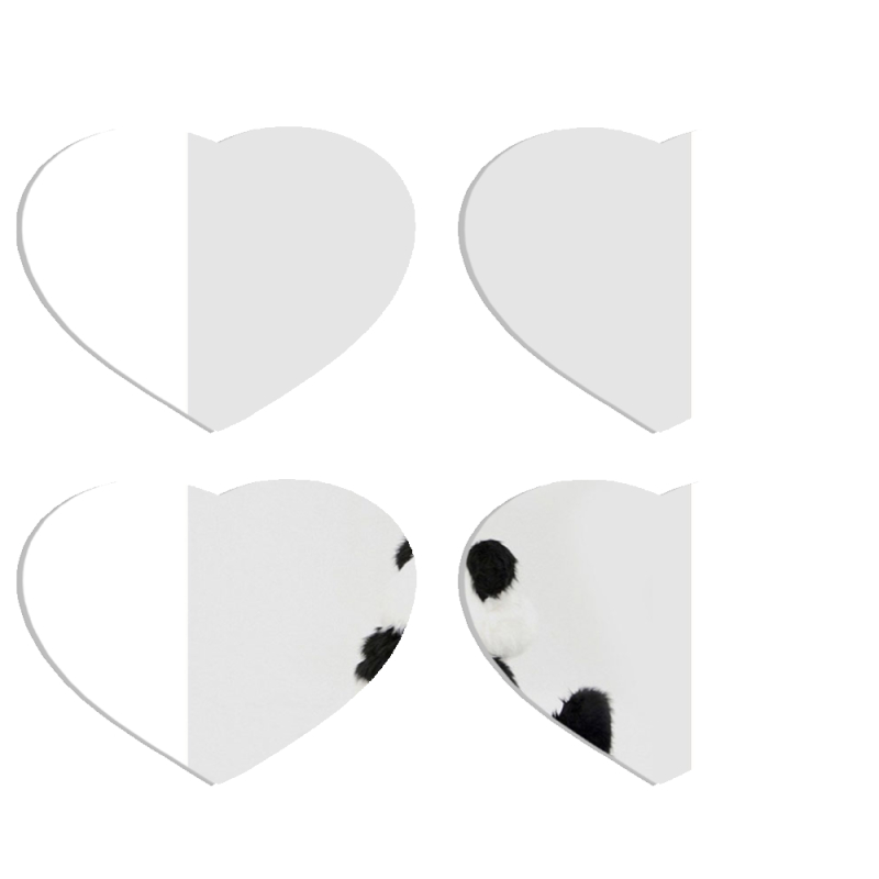 Магнитные фотопазлы Сердце 50 на 50 набор 4 штуки 