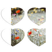 Магнитные фотопазлы Сердце 50 на 50 набор 4 штуки 