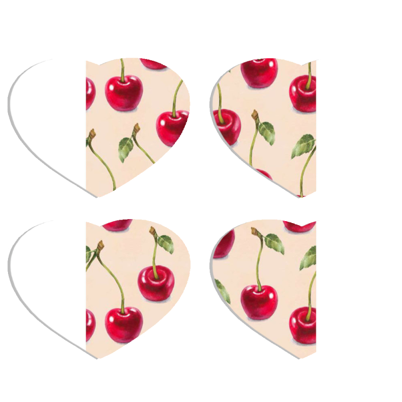 Магнитные фотопазлы Сердце 50 на 50 набор 4 штуки 