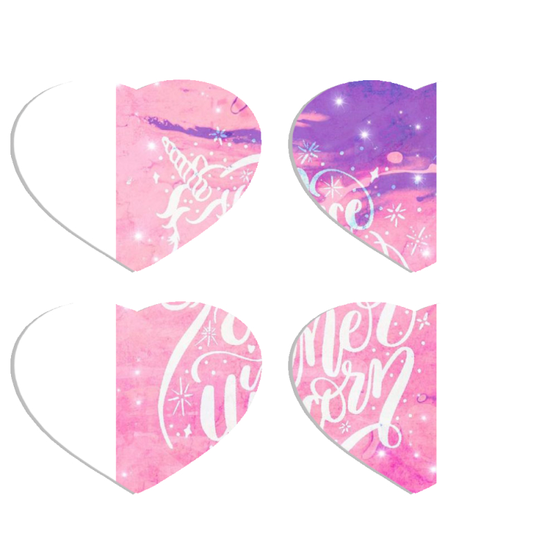 Магнитные фотопазлы Сердце 50 на 50 набор 4 штуки 