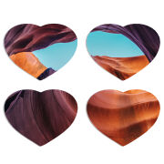 Магнитные фотопазлы Сердце 50 на 50 набор 4 штуки 