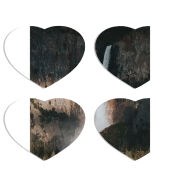 Магнитные фотопазлы Сердце 50 на 50 набор 4 штуки 