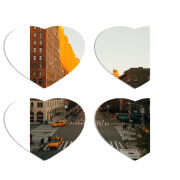 Магнитные фотопазлы Сердце 50 на 50 набор 4 штуки 