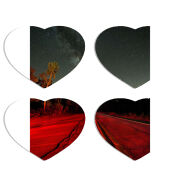 Магнитные фотопазлы Сердце 50 на 50 набор 4 штуки 