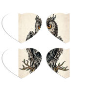 Магнитные фотопазлы Сердце 50 на 50 набор 4 штуки 