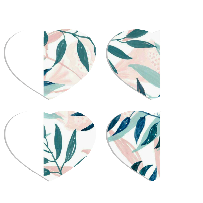 Магнитные фотопазлы Сердце 50 на 50 набор 4 штуки 