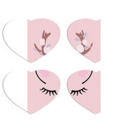 Магнитные фотопазлы Сердце 50 на 50 набор 4 штуки 