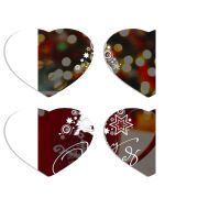 Магнитные фотопазлы Сердце 50 на 50 набор 4 штуки 