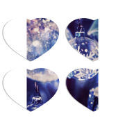 Магнитные фотопазлы Сердце 50 на 50 набор 4 штуки 