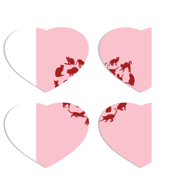 Магнитные фотопазлы Сердце 50 на 50 набор 4 штуки 