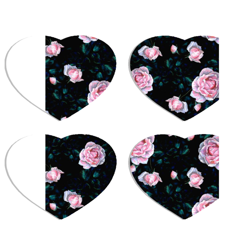 Магнитные фотопазлы Сердце 50 на 50 набор 4 штуки 