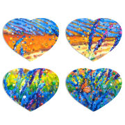 Магнитные фотопазлы Сердце 50 на 50 набор 4 штуки 