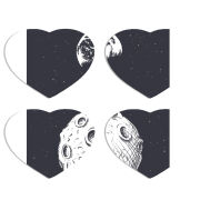 Магнитные фотопазлы Сердце 50 на 50 набор 4 штуки 