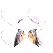 Магнитные фотопазлы Сердце 50 на 50 набор 4 штуки 