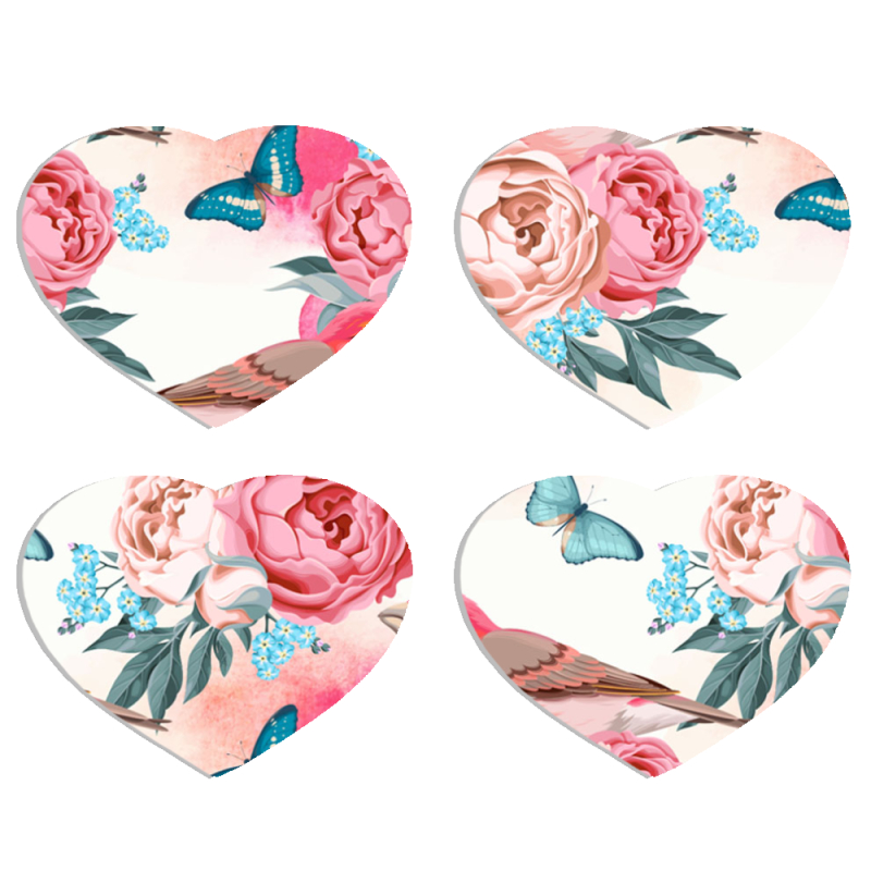 Магнитные фотопазлы Сердце 50 на 50 набор 4 штуки 