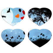 Магнитные фотопазлы Сердце 50 на 50 набор 4 штуки 