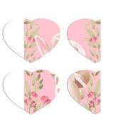 Магнитные фотопазлы Сердце 50 на 50 набор 4 штуки 