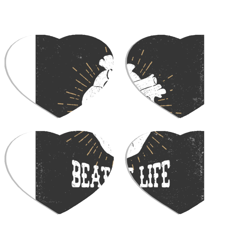 Магнитные фотопазлы Сердце 50 на 50 набор 4 штуки 