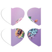 Магнитные фотопазлы Сердце 50 на 50 набор 4 штуки 