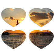 Магнитные фотопазлы Сердце 50 на 50 набор 4 штуки 
