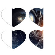 Магнитные фотопазлы Сердце 50 на 50 набор 4 штуки 