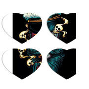 Магнитные фотопазлы Сердце 50 на 50 набор 4 штуки 