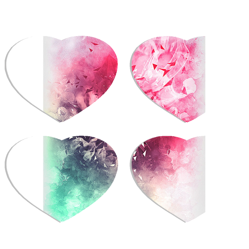 Магнитные фотопазлы Сердце 50 на 50 набор 4 штуки 