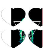 Магнитные фотопазлы Сердце 50 на 50 набор 4 штуки 