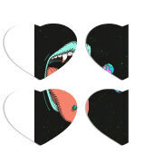 Магнитные фотопазлы Сердце 50 на 50 набор 4 штуки 