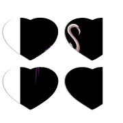 Магнитные фотопазлы Сердце 50 на 50 набор 4 штуки 