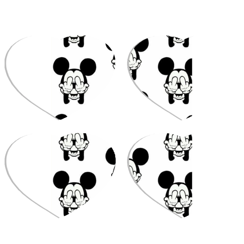 Магнитные фотопазлы Сердце 50 на 50 набор 4 штуки 