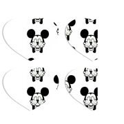 Магнитные фотопазлы Сердце 50 на 50 набор 4 штуки 