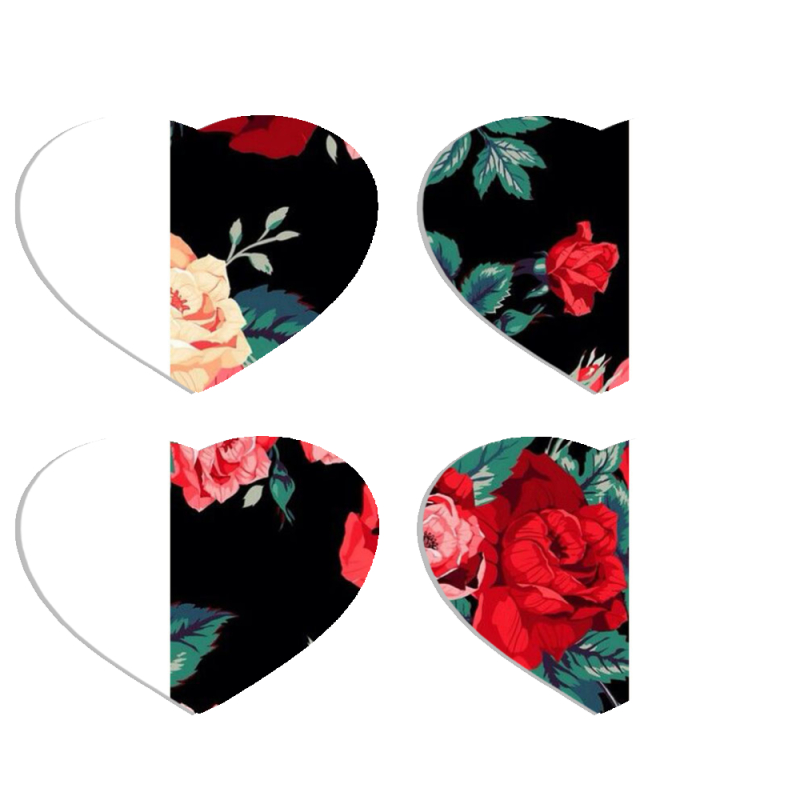 Магнитные фотопазлы Сердце 50 на 50 набор 4 штуки 