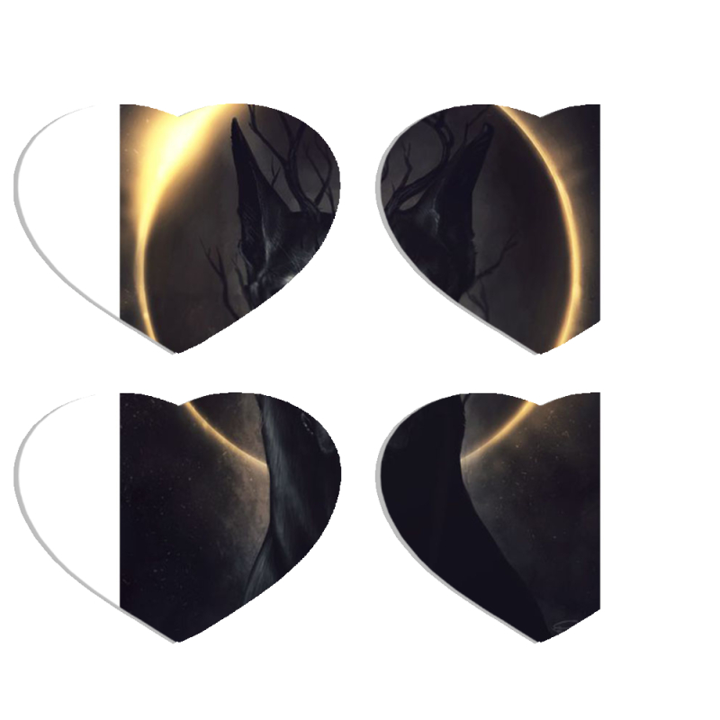 Магнитные фотопазлы Сердце 50 на 50 набор 4 штуки 