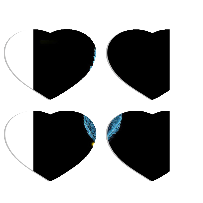 Магнитные фотопазлы Сердце 50 на 50 набор 4 штуки 