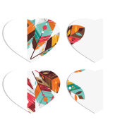 Магнитные фотопазлы Сердце 50 на 50 набор 4 штуки 