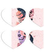 Магнитные фотопазлы Сердце 50 на 50 набор 4 штуки 