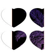 Магнитные фотопазлы Сердце 50 на 50 набор 4 штуки 