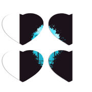 Магнитные фотопазлы Сердце 50 на 50 набор 4 штуки 